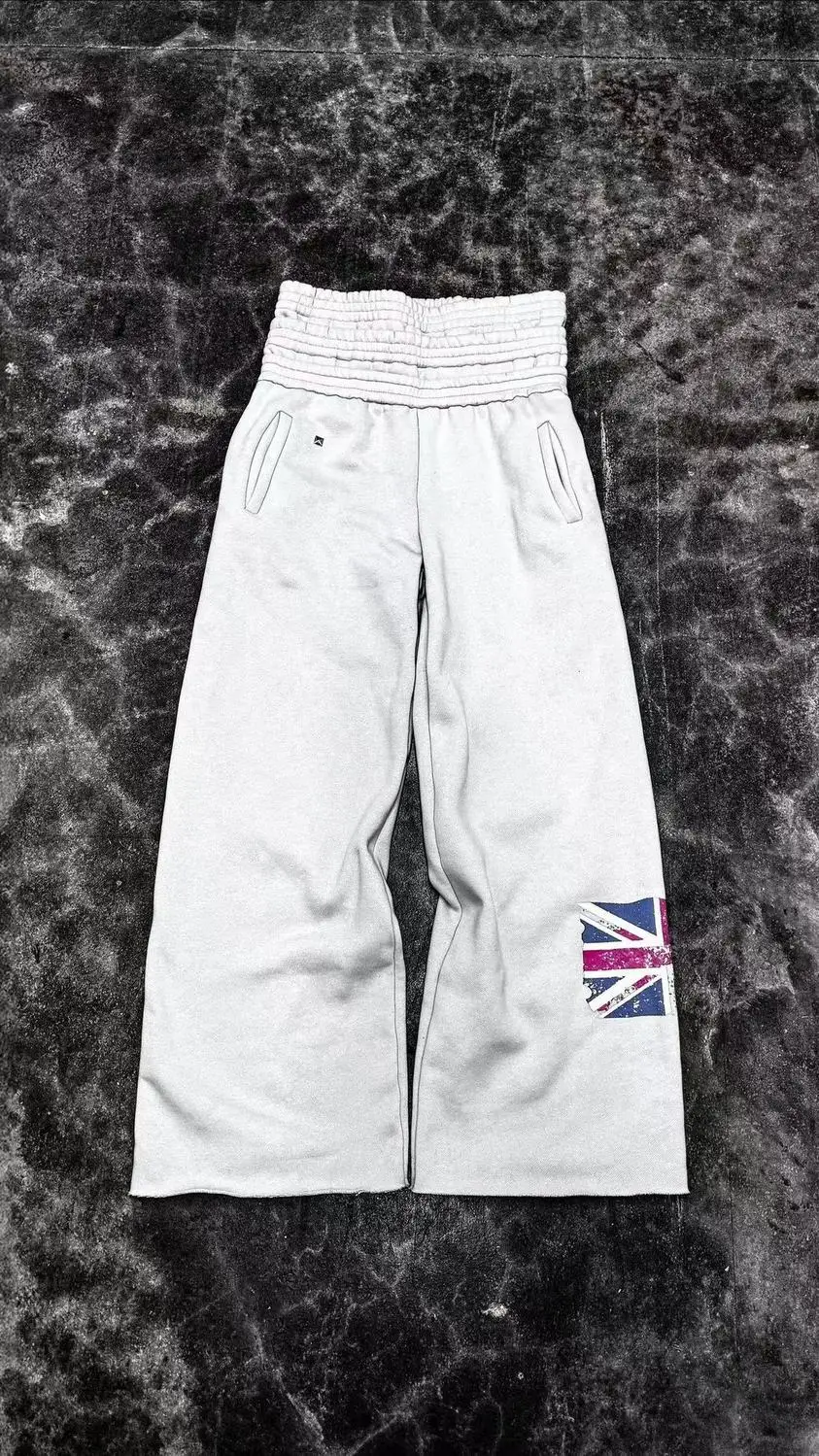 New style casual pants youth trendy printed flag sweatpants ins style casual comfortable pants high waist long pants