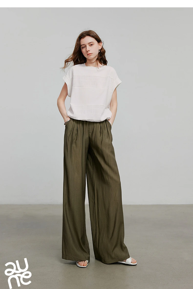 TOYOUTH Women Casual Pants 2025 Summer New Long Pants 8527002 TOYOUTH Women Casual Pants 2025 Summer New Long Pants 8527002