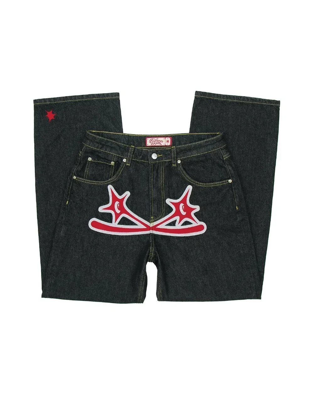 Hip Hop Gothic Street Rock Jeans Women Pants Harajuku Casual Black Denim 2025 Y2K Pants Jeans Women Clothing Trousers Streetwear Hip Hop Gothic Street Rock Jeans Women Pants Harajuku Casual Black Denim 2025 Y2K Pants Jeans Women Clothing Trousers Streetwear