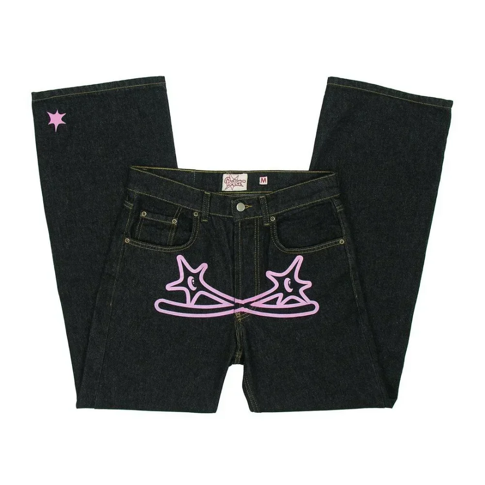 Hip Hop Gothic Street Rock Jeans Women Pants Harajuku Casual Black Denim 2025 Y2K Pants Jeans Women Clothing Trousers Streetwear Hip Hop Gothic Street Rock Jeans Women Pants Harajuku Casual Black Denim 2025 Y2K Pants Jeans Women Clothing Trousers Streetwear