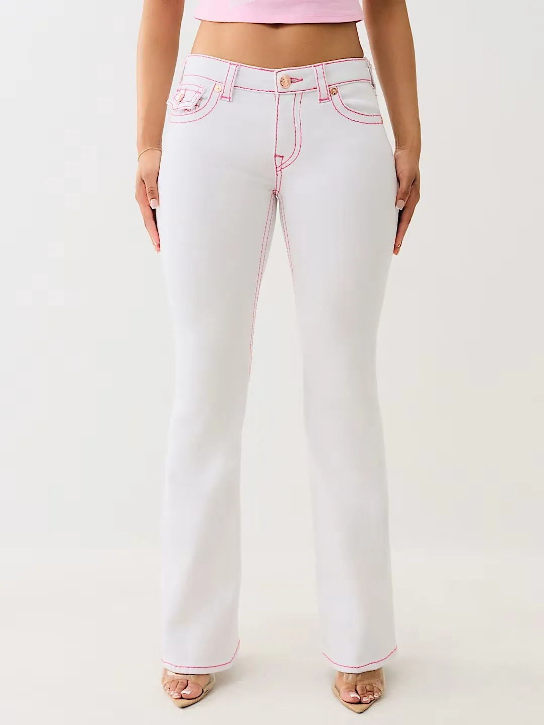 White Buddha Embroidered Jeans Casual Y2k Denim Pants Harajuku High Waist Straight Wide Leg Jeans High Street Women Denim Pants