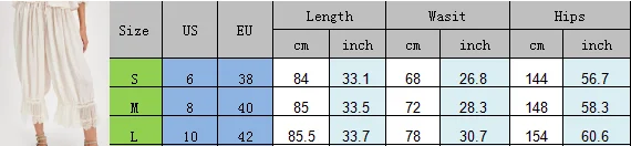 Combhasaki Women's Y2K Loose Fit Bloomers Cropped Pants Drawstring High Waist Floral Lace Patchwork Calf-Length Lantern Trousers
